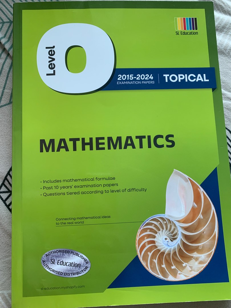 O Level Topical Math O-Level Mathematics Topical TYS 2015-2024, Hobbies & Toys, Books ...