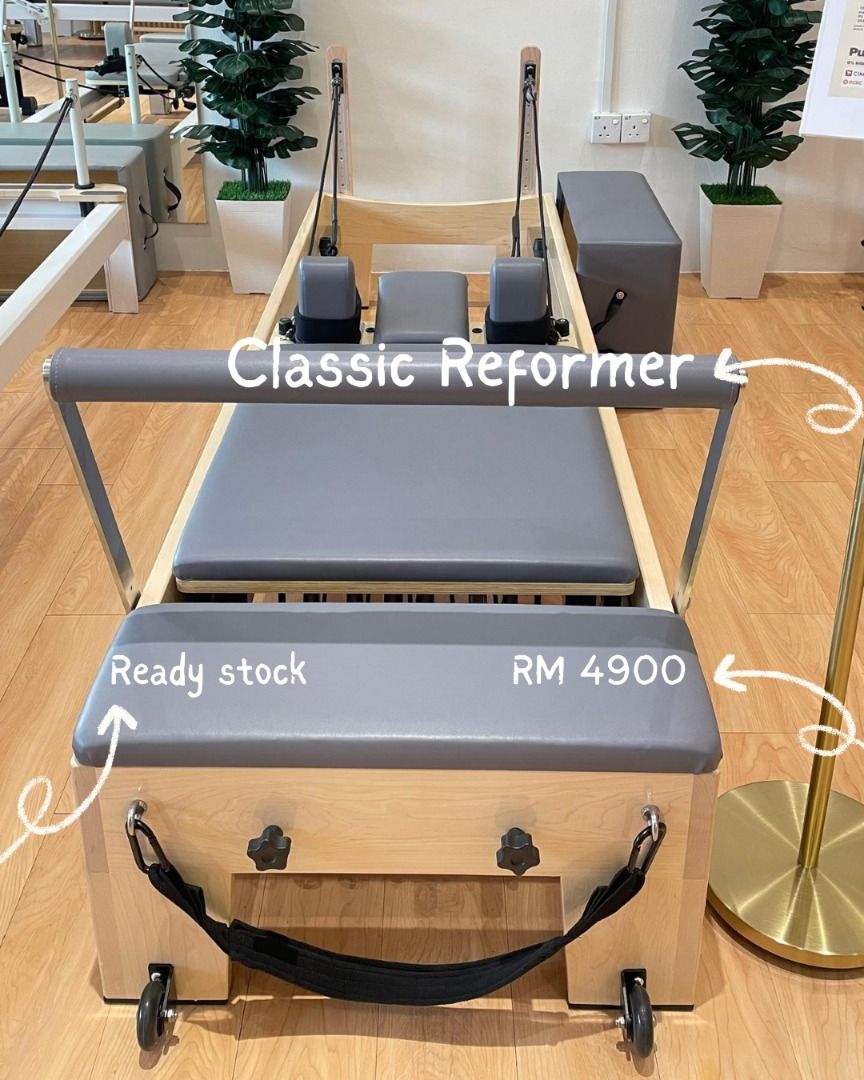 Pilates Reformer Machine RM 4900, Classic Reformer, Ready Stock, Sports ...