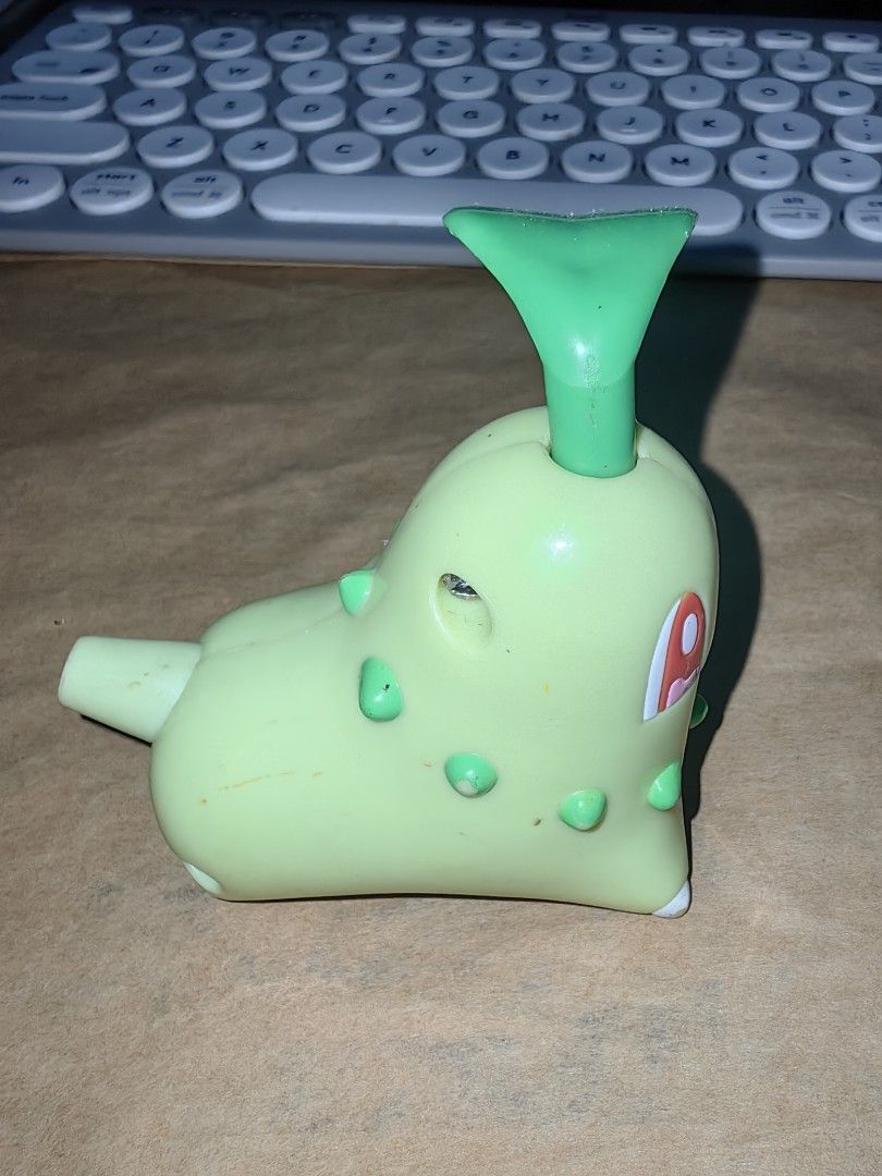 Pokemon Mcdo - Chikorita (Category: Character Goods) located in Taguig. Submitted by chielatte (Listing ID 1403474655, Image 2). Description: Original item is shown in the picture above, With slight different in lightning. *No return/refund policy. shop rules: please read me! Location: Taguig City Meet Up: upon availability only - Ultramega Lower Bicutan Mode of payment: GCASH Mode of delivery: JNT *Shouldered by buyer *SF depends on parcel size*