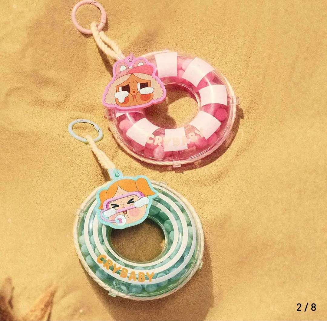 POPMART CRYBABY Vacation Mode On Series Float Pendant Blind Box 