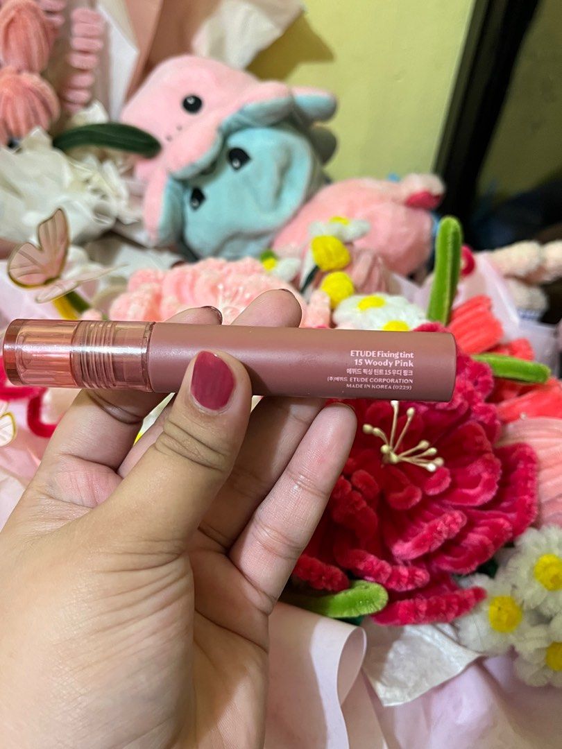 Pre-loved Makeup (Category: Makeup) located in Bulacan. Submitted by shopwithme_23 (Listing ID 1403499121, Image 3). Description: LIKE NEW‼️ Etude Fixing Tint - ₱300 INGA Glassy Water Glow - ₱ 500 Rom&nd Blur Tint - ₱250 📍TAKE ALL: 850 (last price) 💸MOP: Gcash 🚚MOD: J&T/Lalamove.