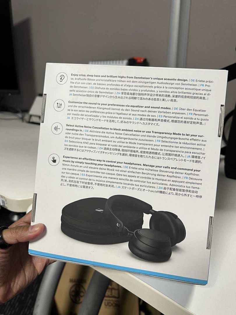 Sennheiser ACCENTUM Plus Wireless Headphones (Category: Headphones & Headsets) located in Quezon City. Submitted by sell4less123 (Listing ID 1403535956, Image 2). Description: Brand new Sealed Black Strictly payment first via gcash Shipping must be booked and paid by the buyer Location: the avenue residences qc 1116.
