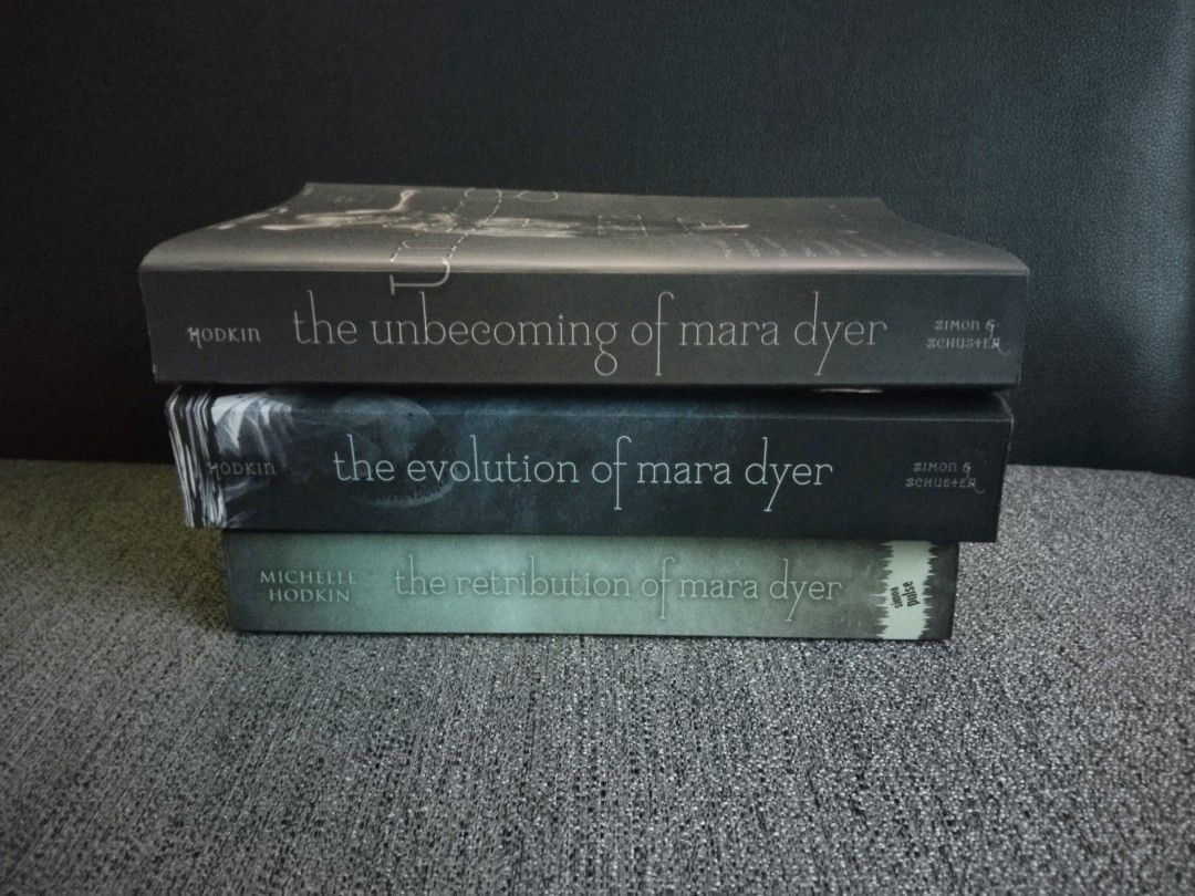 [SIGNED] Mara Dyer Trilogy by Michelle Hodkin (Category: Storybooks) located in Caloocan City. Submitted by daibg (Listing ID 1403480050, Image 1). Description: - SOLD AS A SET ONLY - Paperbacks (#1-2 US edition, #3 UK edition) - All 3 books are signed (Michelle Hodkin Manila Book Tour 2015), HOWEVER pls note that each book also contains a personalized message to the current owner written by the author herself - Issues: medium tanning & foxing - 