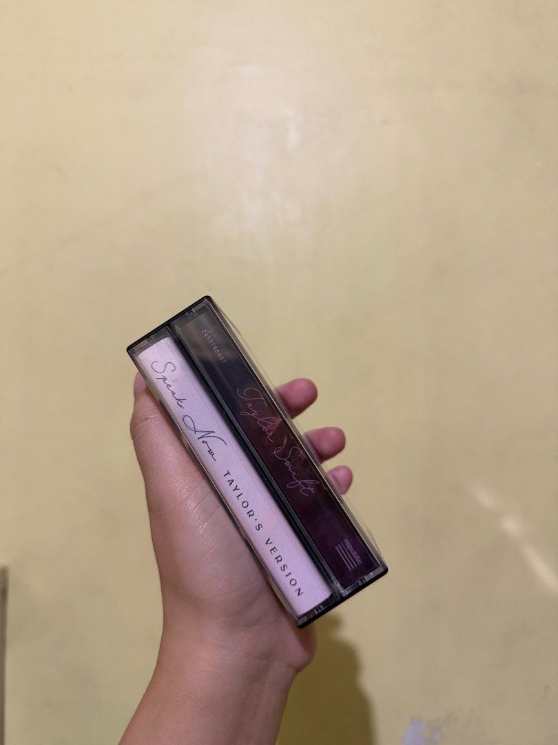 Taylor Swift Cassette Tape - Speak Now & Taylor's Version (Category: CDs & DVDs) located in Caloocan City. Submitted by toastedstrawberry (Listing ID 1403538773, Image 2). Description: Opened but never used.