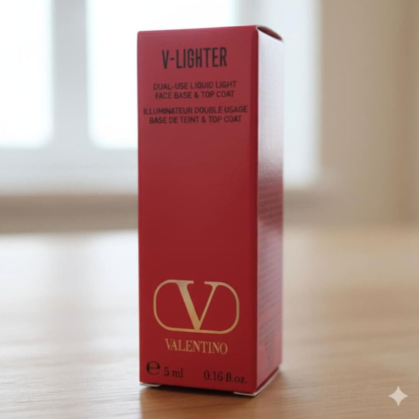 Valentino V-Lighter Illuminating Face Primer and Highlighter (Category: Makeup) located in Manila. Submitted by juanashopbies_ph (Listing ID 1403452267, Image 1). Description: Valentino V-Lighter Illuminating Face Primer and Highlighter Size: 5 ml Shade: Rosa What it is: A multitasking lightweight makeup primer formulated with skincare ingredients to provide up to 24 hours of hydration and a rapidly visible glow. Highlighted Ingredients: - Roma-L