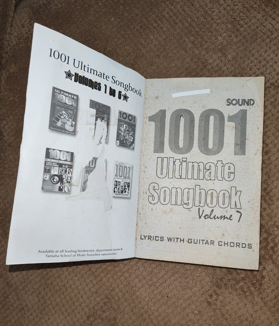 1001 ultimate songbook vol. 7 (Category: CDs & DVDs) located in Cavite. Submitted by lex091402 (Listing ID 1403745417, Image 3). Description: Sound Publishing.