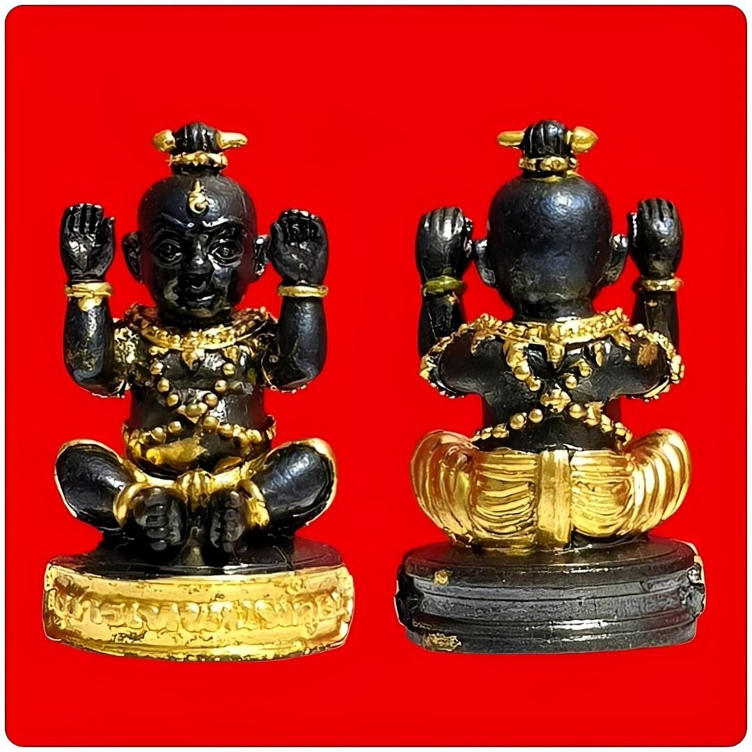 Kumanthong Both Hands Raising with Takrut/招财童子/KMT/Kuman Thong ...