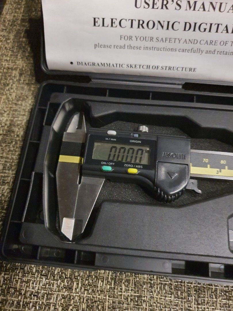 Absolute digimatic Digital Caliper (Category: Construction Tools & Equipment) located in Makati City. Submitted by kyle212 (Listing ID 1403715409, Image 2). Description: Digital caliper for sale. 2K Issue: the bezel that helps slide the part is broken. ABSOLUTE digital caliper delivers accurate, repeatable outside dimension, inside dimension, depth and step measurements with accuracy and unrestricted speed. The caliper’s slide and jaws are constr
