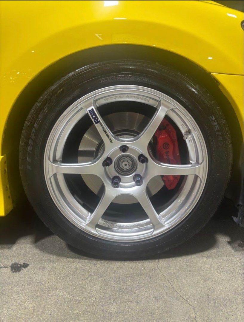 Advan Racing RG3 RGIII RG 17x8J, Car Accessories, Tyres & Rims on Carousell