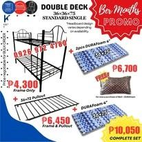 AFFORDABLE HEAVY-DUTY BED FRAME SETS (Category: Bed Frames & Mattresses) located in Manila. Submitted by klmgeneralmerchandise (Listing ID 1403625751, Image 2). Description: 🛏️✨ BER MONTHS PROMO ✨🛏️ 𝙃𝙀𝘼𝙑𝙔-𝘿𝙐𝙏𝙔 𝘽𝙀𝘿𝙁𝙍𝘼𝙈𝙀 𝙎𝙀𝙏𝙎 💯 (UPDATED PRICE LIST) When comfort meets affordability 👌🏻 Perfect para sa pamilya, sa room upgrade, o sa early pamasko surprise! Ngayong Ber Months, we’re making sleep sweeter with deals na sulit sa 