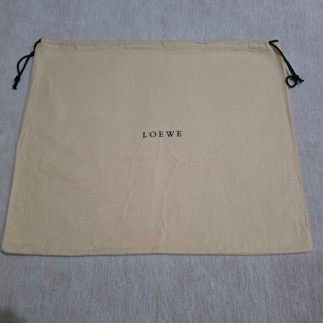 Authentic Loewe Dust Bag 15x18 inches (Category: Shoulder Bags) located in Manila. Submitted by jfluxury.co (Listing ID 1403730466, Image 2). Description: excellent condition no flaws bought in Japan 🇯🇵 💯% Authentic. 😊 Money back guarantee. 😊 Clean and ready to use na.