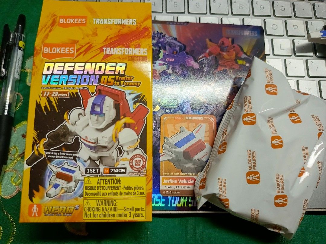 Scanable Transformers Blokees Jetfire Vehicle, Hobbies & Toys, Toys & Games on Carousell