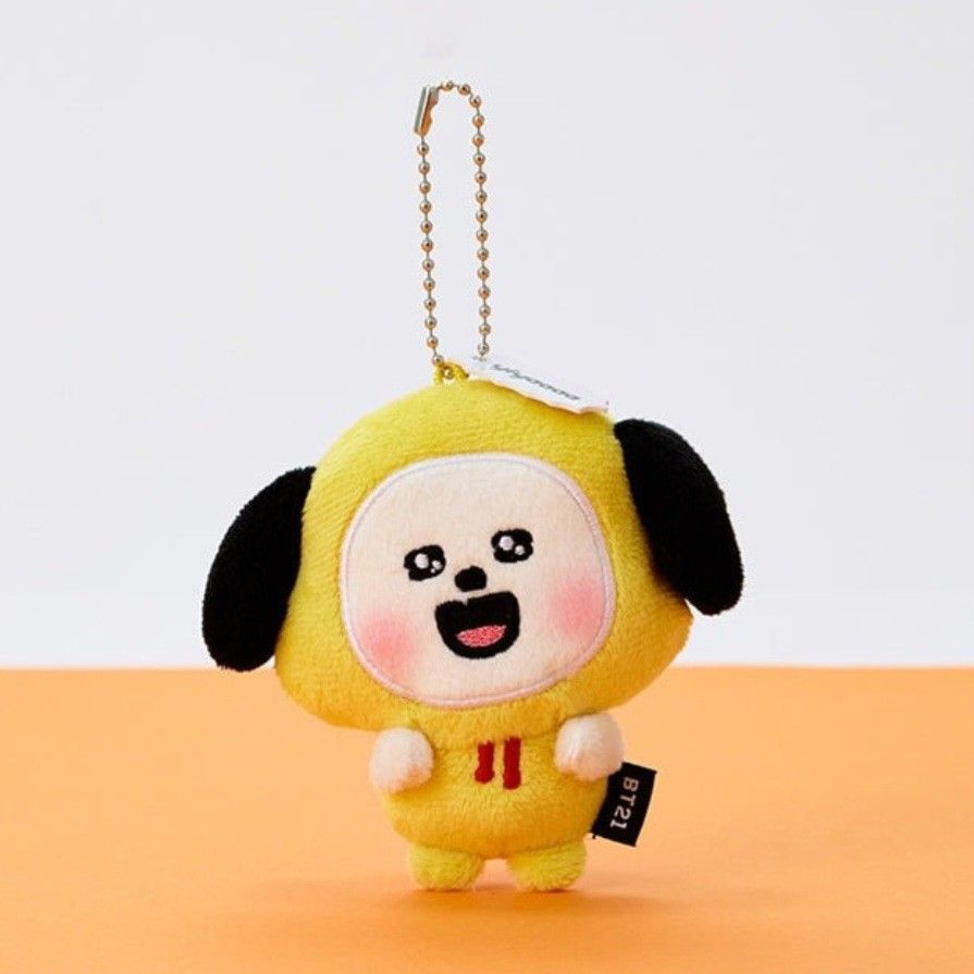 BT21 Today's Face Heartbeat Plush Keyring (Category: Plushies & Soft Toys) located in Quezon City. Submitted by niceandfancy (Listing ID 1403797611, Image 2). Description: Product size: Shooky: 6.5 x 6 x 3.5 cm weight: 14g Mang: 6.5 x 10.5 x 4 cm weight: 20g Chimmy: 9 x9x 4 cm weight: 20g cooky: 7x 10 x 4cm weight: 18g.