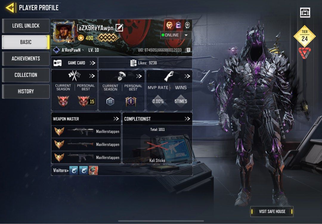 Call of Duty Mobile Garena傳說對決極速領域性價比帳號🔥🔥, 電子遊戲, 電子遊戲, 其他- Carousell