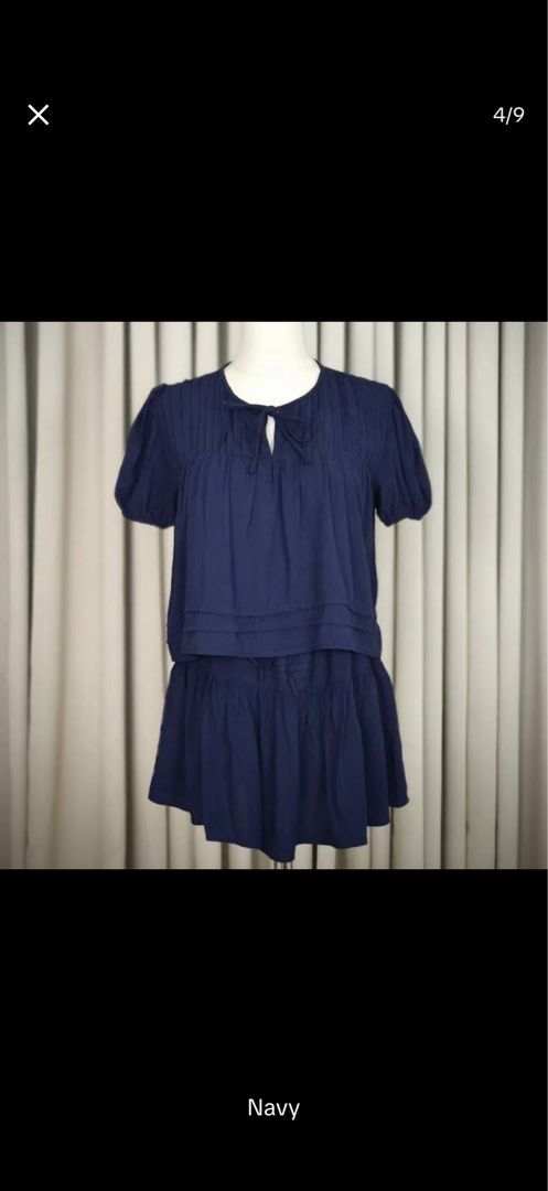 Dominique & Co Soleil Preppy Soft Linen Coordinates (Category: Sets or Coordinates) located in Caloocan City. Submitted by ililahihc (Listing ID 1403728067, Image 1). Description: Used once Plus size.
