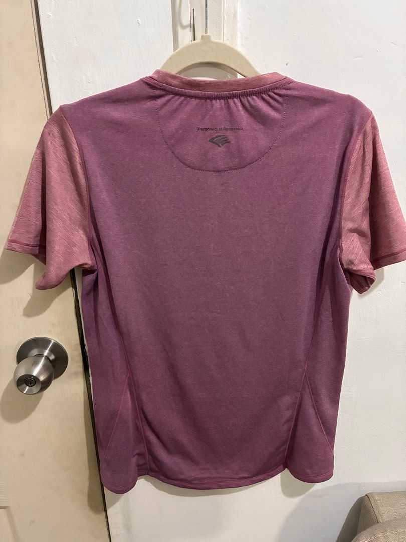 Drifit shirt lightweight (Category: Activewear) located in San Fernando. Submitted by julieloops (Listing ID 1403629646, Image 2). Description: Good as new, no flaws misty pink actual color lightweight S on tag can fit S to Semi medium rfs: moving abroad, decluttering.