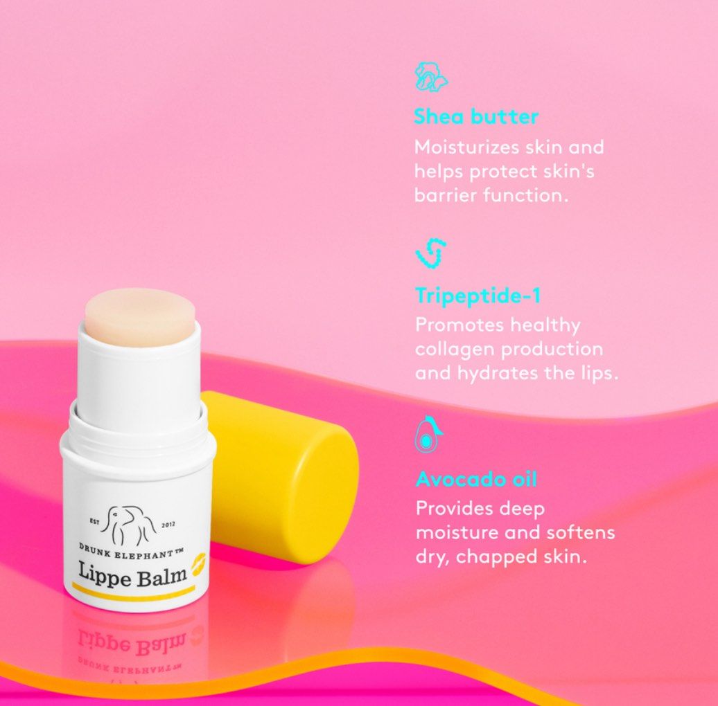 Drunk Elephant Lippe Balm (Category: Makeup) located in Manila. Submitted by karen_theshoppingqueen (Listing ID 1403788728, Image 3). Description: ONHAND AND ALWAYS READY TO SHIP‼️ Brand new comes with box✨ Size: 3.7g.
