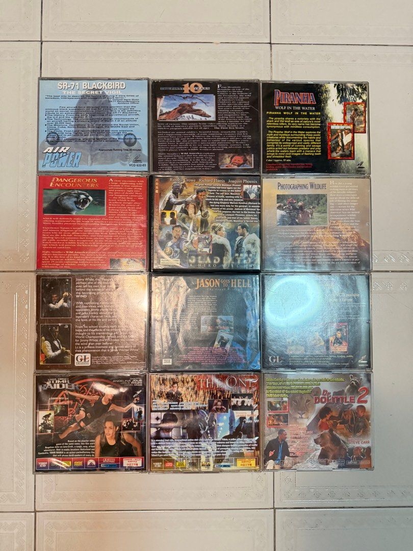 English movies & films 英文电影VCD, Hobbies & Toys, Music & Media