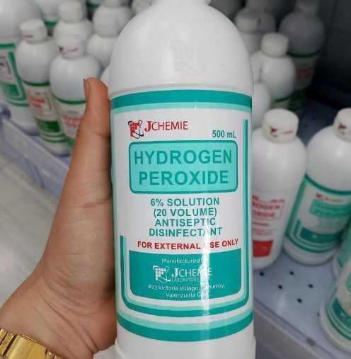 j.chemie HYDROGEN PEROXIDE 6% 500ML (Category: Medical Supplies & Tools) located in Quezon City. Submitted by andrea_dxs (Listing ID 1403621846, Image 1). Description: .