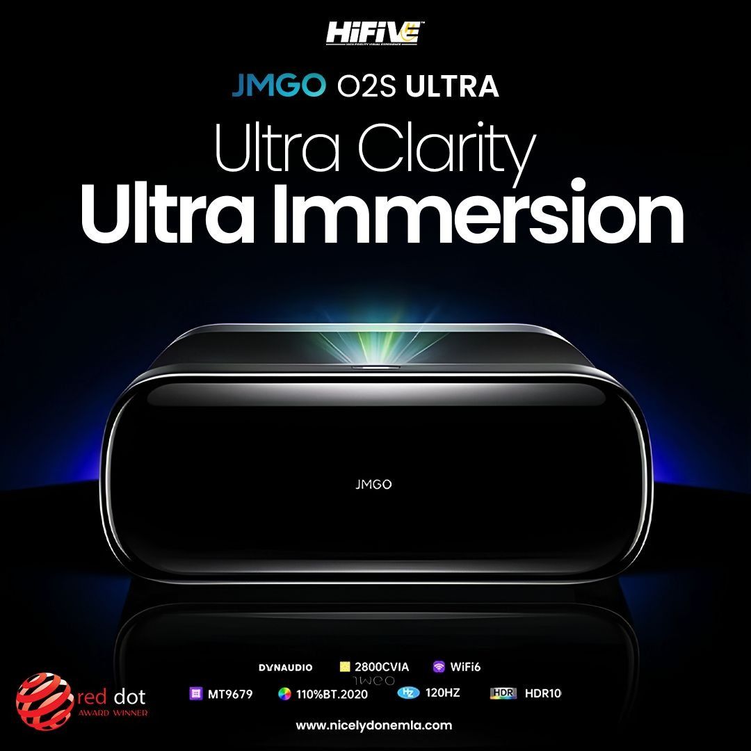 JMGO O2S ULTRA (Category: Projectors) located in Quezon City. Submitted by hifivebynicelydone (Listing ID 1403674546, Image 1). Description: The JMGO O2S Ultra isn’t just about watching — it’s about feeling every frame, every note, every moment. From its thunderous 42Hz super subwoofer to its breathtaking 4K laser precision, this beauty transforms any wall into a canvas of pure power and color. 🎬💥 The built-in dual 10W speakers fill your space 