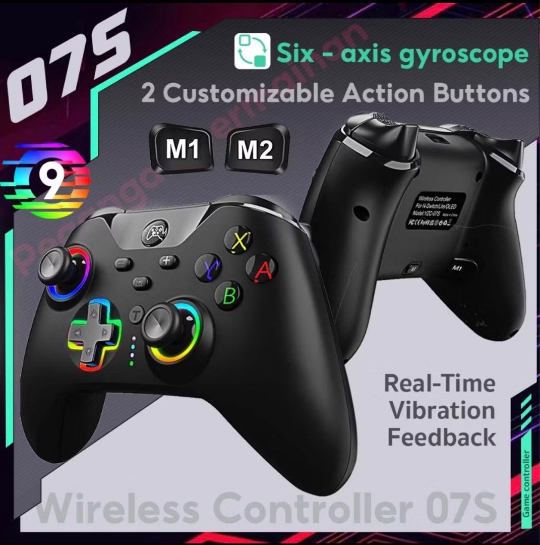 Macros Wireless Controller for Switch, Video Gaming, Gaming Accessories ...