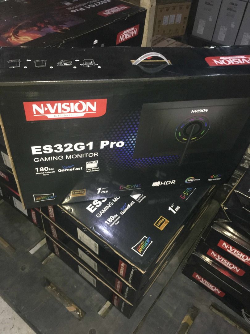 N-VISION ES32G1-PRO 32'' (Category: Monitor Screens) located in Quezon City. Submitted by colisricky75597 (Listing ID 1403627909, Image 2). Description: N-VISION ES32G1-PRO 32'' BNEW 6MONTHS WARRANTY 7DAYS REPLACEMENT 180Hz 1920x1080 HDMI PORT FIX PRICE: 8,950 LOC: 168 MINDANAO AVE,PROJECT 8 QUEZON .