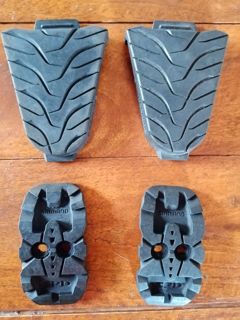 Shimano Cleat /Sole Covers (Category: Bicycles) located in San Fernando. Submitted by nerosales (Listing ID 1403689879, Image 1). Description: Shimano Cleat / Sole Covers Road and MTB 200 pesos per PAIR SM City Pampanga Shipping :J&T Payment : Gcash NO COD / NO COP.