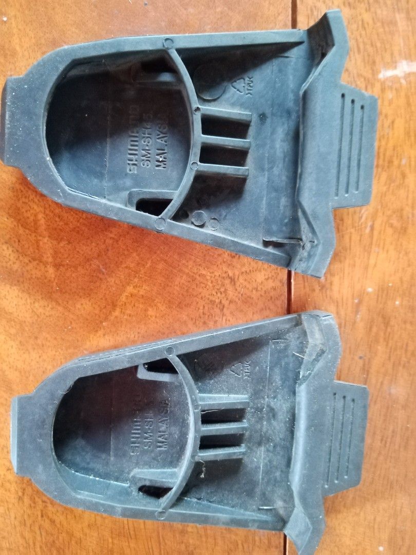 Shimano Cleat /Sole Covers (Category: Bicycles) located in San Fernando. Submitted by nerosales (Listing ID 1403689879, Image 3). Description: Shimano Cleat / Sole Covers Road and MTB 200 pesos per PAIR SM City Pampanga Shipping :J&T Payment : Gcash NO COD / NO COP.