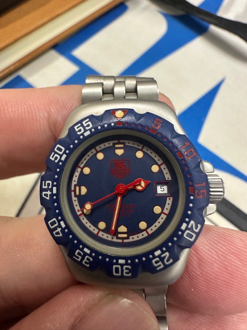 Tag Heuer F1 (Ladies) (Category: Women's Watches) located in Paranaque City. Submitted by a_cosue (Listing ID 1403636434, Image 1). Description: For Sale Tag F1 - Ladies Issue - need service working but late after 15-20 hours MOP - GCash, Maya, BDO and BPI Shipping c/o buyer Note: stored w/o battery for a long time but watch in good condition .