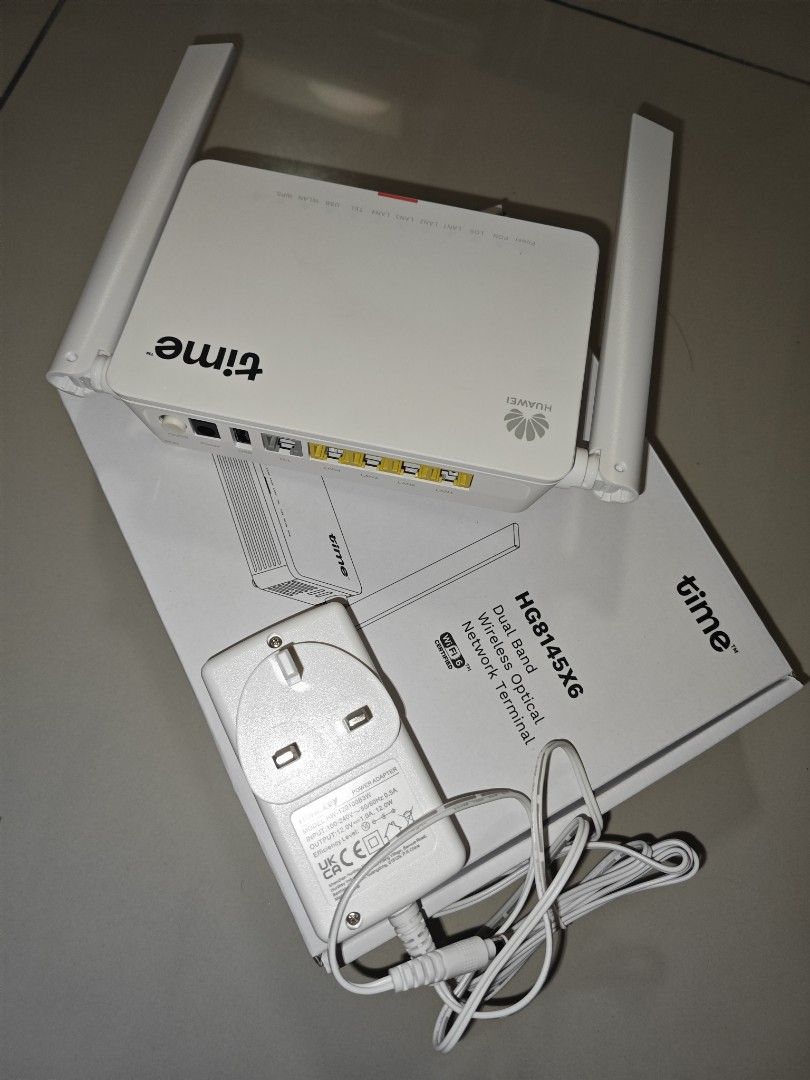 Time Huawei OptiXstar HGS8145X6-10 Dual Band Router, Computers & Tech ...