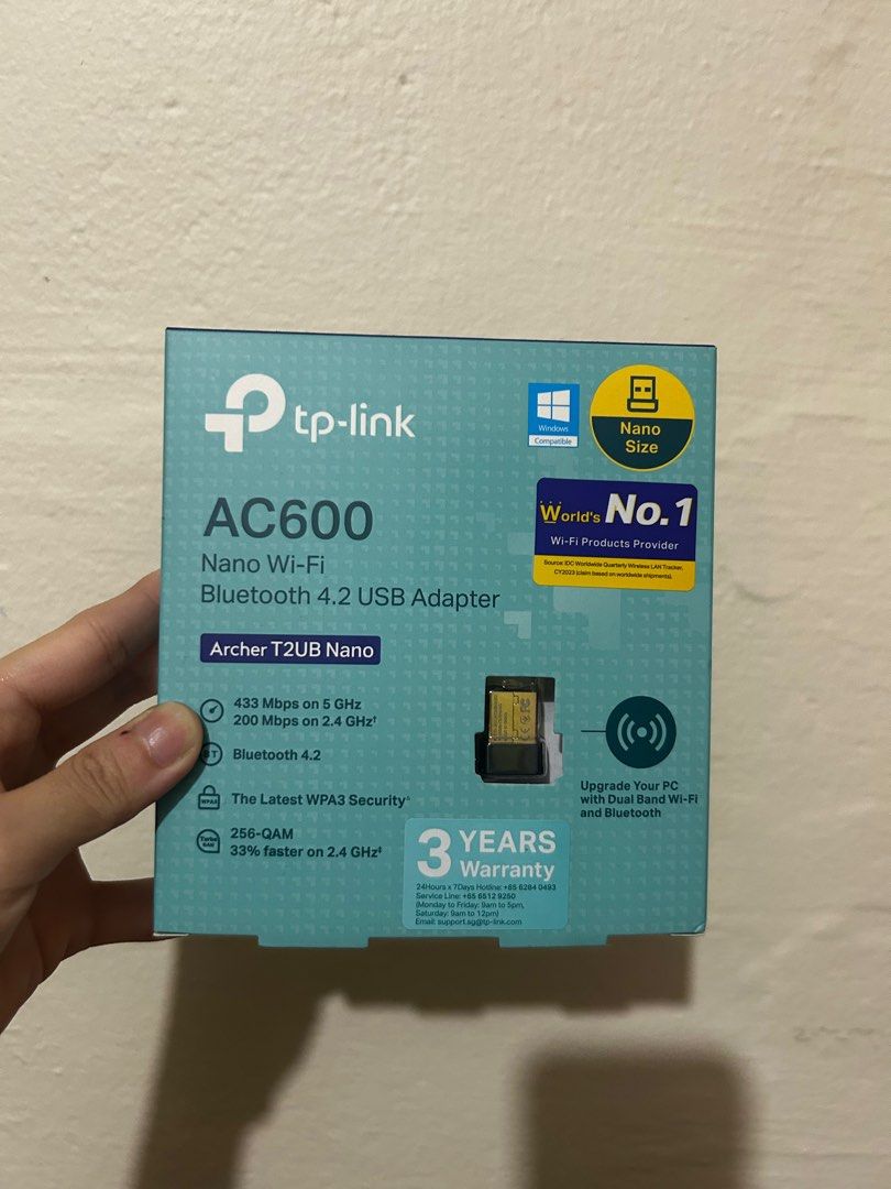 TP-Link AC600 Nano Wi-Fi Bluetooth USB Adapter