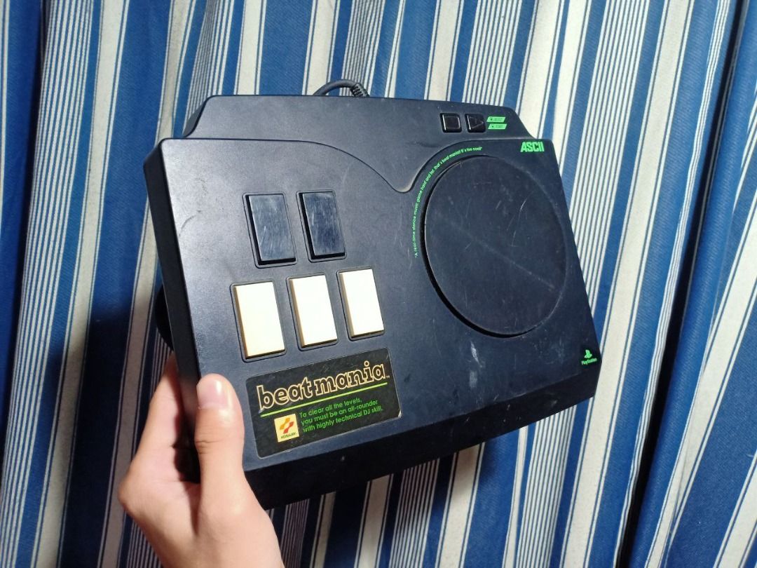 Untested Beatmania Controller for Playstation (Category: Controllers) located in Bulacan. Submitted by ton0774 (Listing ID 1403634198, Image 1). Description: - Beatmania controller for Playstation 500 pesos only untested po kayo na bahala puliulan bulacan area.