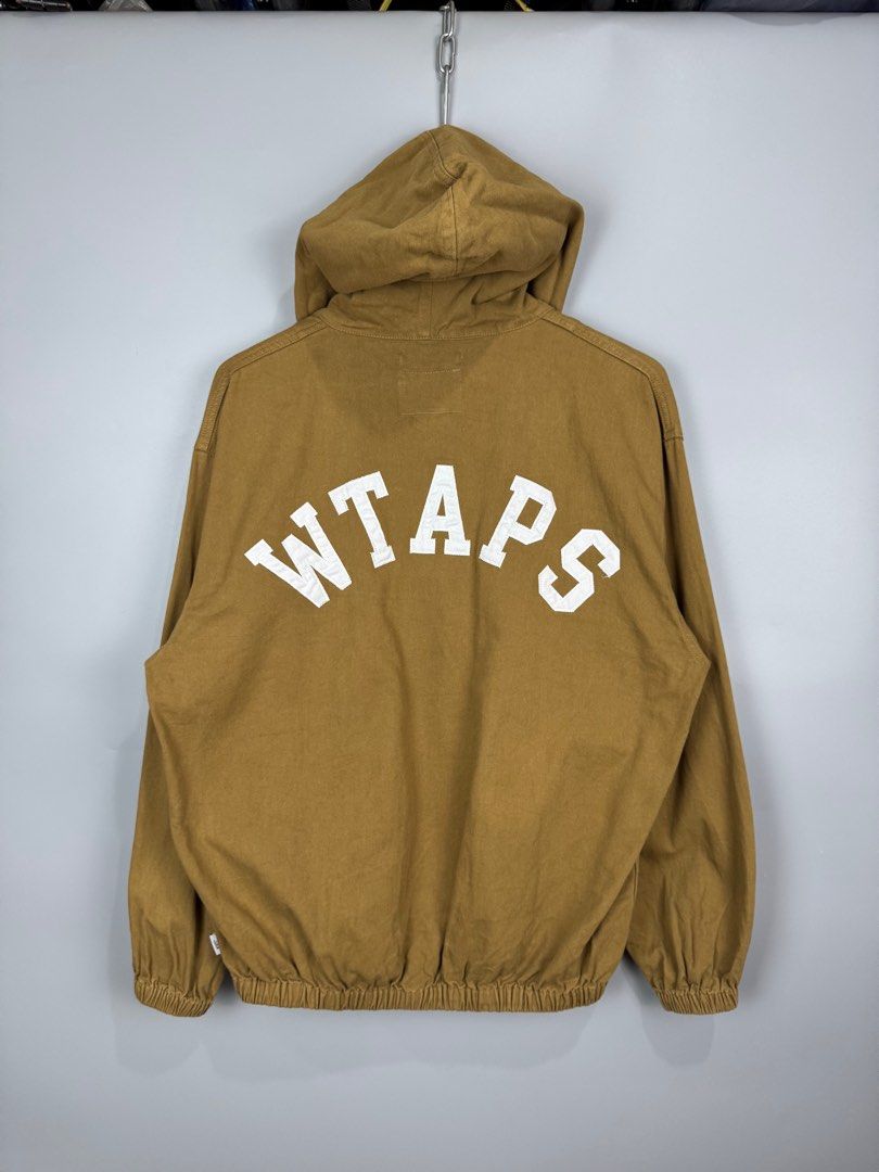 WTAPS Zip-Up Hoodie Jacket X04 (Category: Coats, Jackets and Outerwear) located in Baguio. Submitted by stockedclothing047 (Listing ID 1403756457, Image 1). Description: WTAPS DOOM TWILL JACKET (EXCELLENT CONDITION) SIZE 4 FITS MEDIUM BOXY FIT (25.5L x 24.5W) 4880.