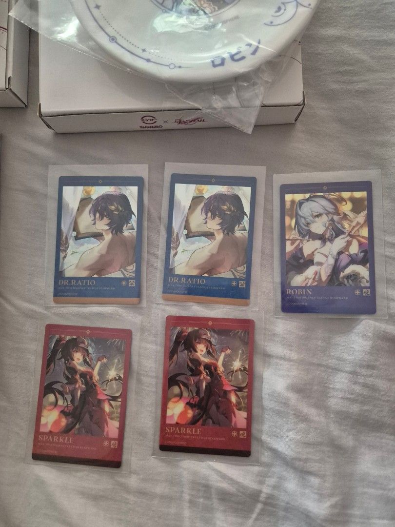 [WTT/WTS] Honkai Star Rail HSR Sushiro Plates and Cards, Hobbies & Toys ...