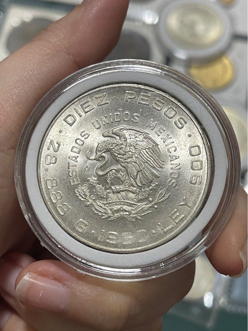 1960 10 Pesos Silver Coin (Category: Currency) located in Manila. Submitted by banene_poteto (Listing ID 1403922000, Image 2). Description: .