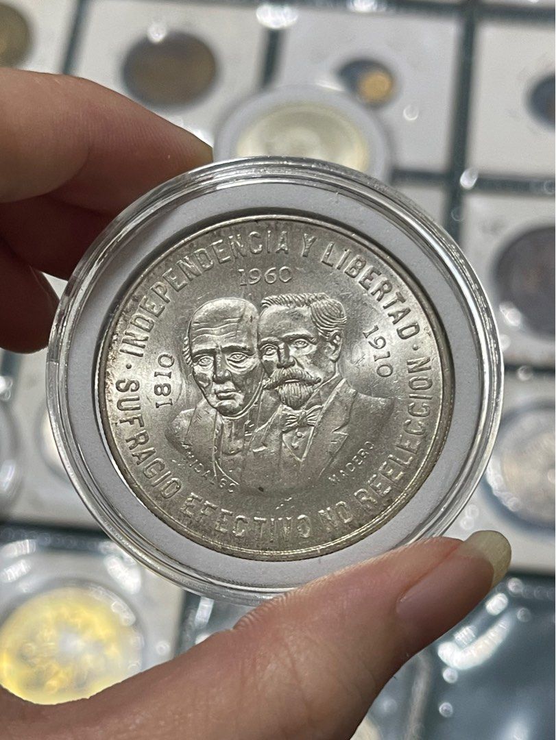 1960 10 Pesos Silver Coin (Category: Currency) located in Manila. Submitted by banene_poteto (Listing ID 1403922000, Image 1). Description: .