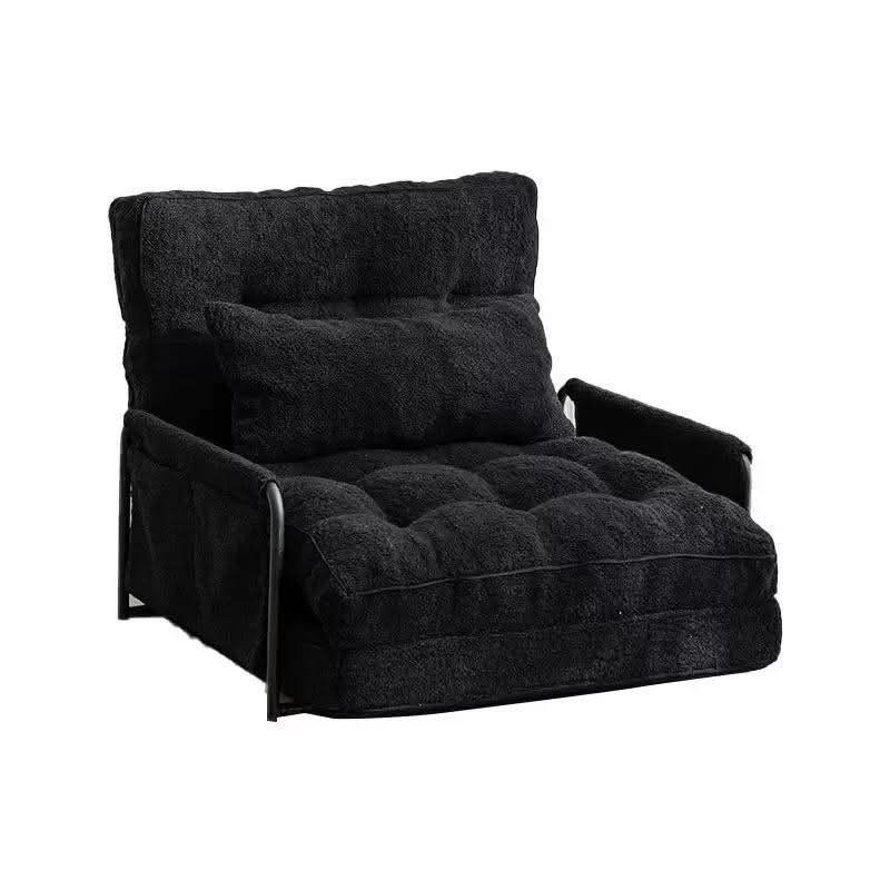 Adjustable Floor Sofa Bed (Category: Sofas) located in Caloocan City. Submitted by myleene3033133 (Listing ID 1403821740, Image 2). Description: New stock Adjustable Floor Sofa Couch with 2 Pillows, Multi Functional Bean Bag Bed,5- Position Foldable Lazy Sofa Sleeper Bed with Armrest, Versatile Floor Seating for Reading, Dark Grey 85*85*40.