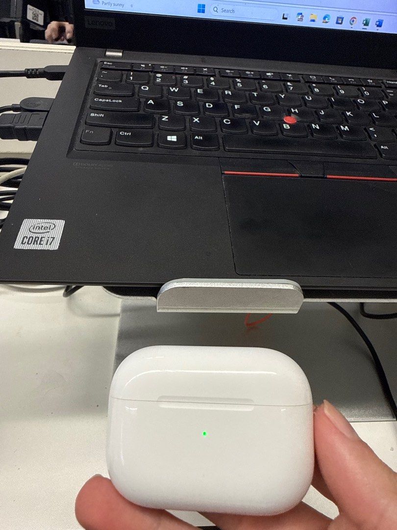 Apple AirPods Pro 2 (Category: Earphones) located in Bacoor. Submitted by kovoated (Listing ID 1403878101, Image 3). Description: AirPods Pro 2 - Bought at 15k - Selling for 10k - RFS upgrading to pro 3 - Bought last Oct (2 weeks ago) - With box - With extra unused buds.