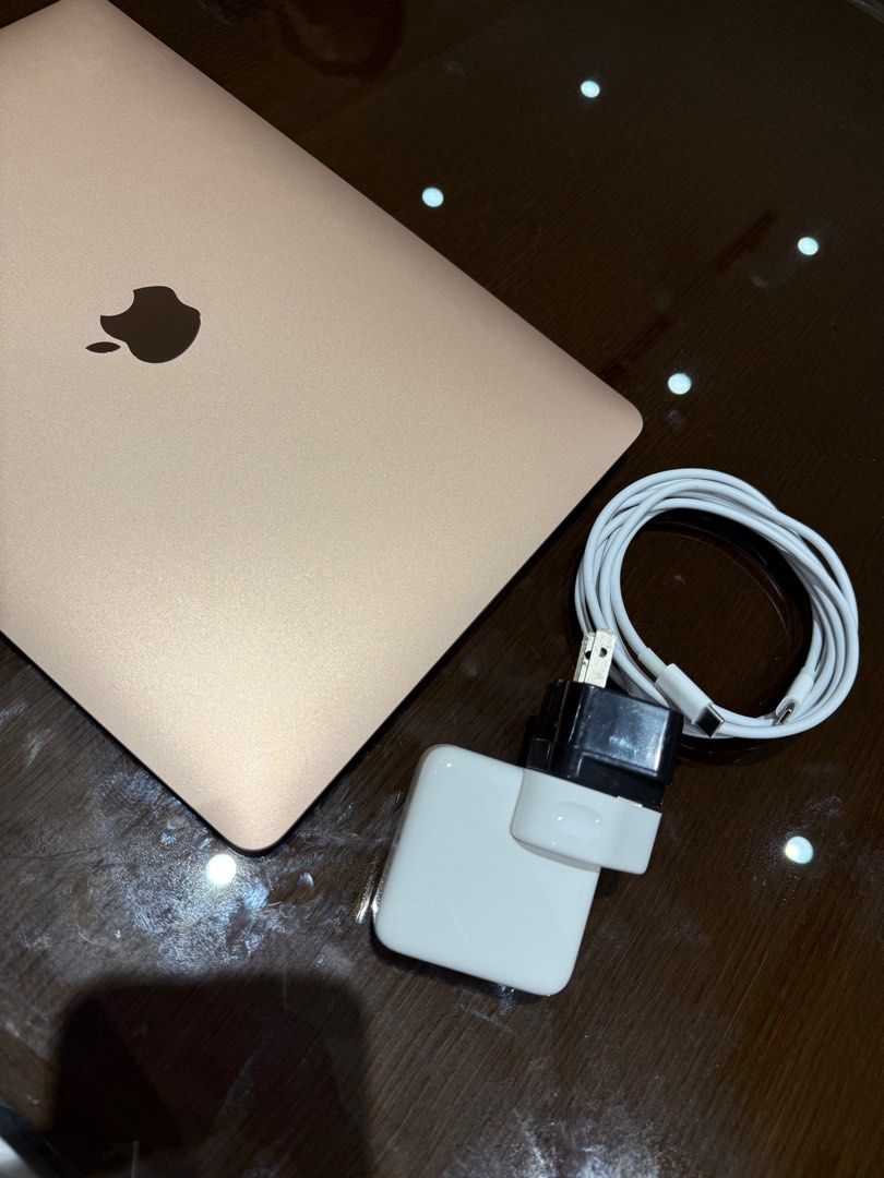 Apple Macbook Air and Tumi Bag (Category: Laptop Bags & Sleeves) located in Manila. Submitted by jcbagio20 (Listing ID 1403977225, Image 3). Description: MacBook Air (Retina, 13-inch, 2020) Rose Gold 8GB / 256GB Minor sticky rubber thingy (please see attached photo) .
