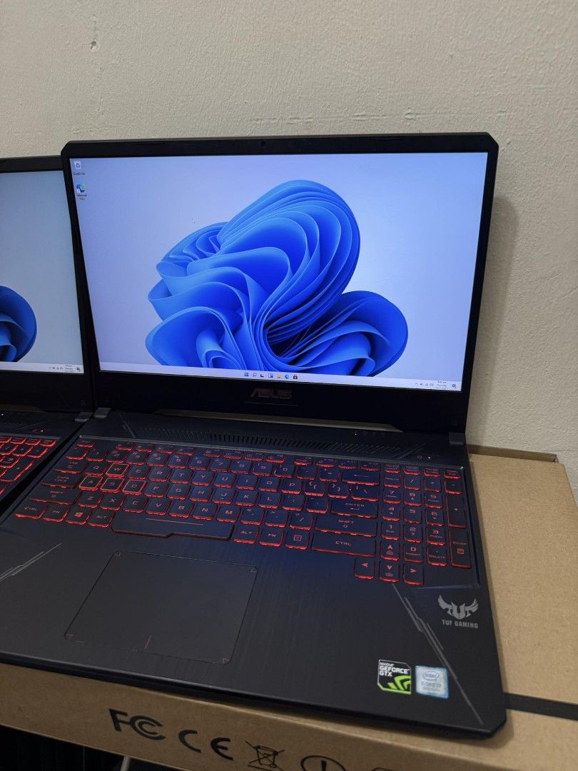 Asus TUF gaming laptop (Category: Laptops & Notebooks) located in Manila. Submitted by lhainelovi71994 (Listing ID 1403995278, Image 3). Description: Asus TUF gaming laptop I7 8th gen Intel UHD Graphics 630 Nvidia GeForce GTX 1050Ti 16gb ram 240gb ssd Windows 11 pro OS Unit with charger No issue ✅ Tested ✅ I7 8th gen Intel UHD Graphics 630 Nvidia GeForce GTX 1050Ti 8gb ram 256gb nvme 1TB HDD Windows 11 pro OS Unit with charger No issue ✅ Tested ✅