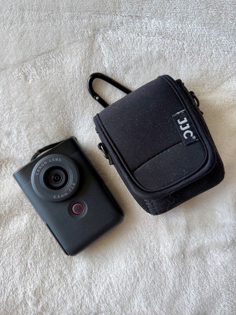Canon Powershot V10 (Category: Cameras) located in Quezon City. Submitted by mikadeclutters (Listing ID 1403846546, Image 1). Description: Bought this at UPTC around June 2025. Used as a webcam only. *With box and USB that came in with the camera *No issues. Almost new pa, since di nagagamit masyado. RFS: Not into vlogging and I mainly use my phone for filming and photos. Used as a webcam only. Free camera bag from JMC and 32gb MicroUSD. Last pri