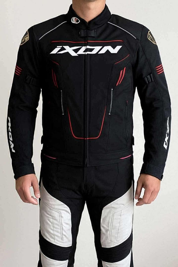 Complete Motorcycle Riding Gear Set – IXON Jacket & Pants + FALCO Boots ...