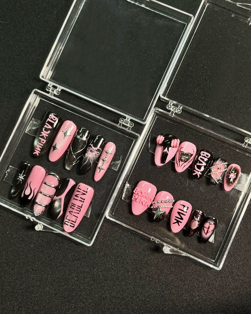 Custom press on nails (Category: Hands & Nails) located in Dasmarinas. Submitted by caitswardrobe (Listing ID 1403828145, Image 1). Description: Custom handmade press on nails for sale! Strictly made to order only with 3-7 days lead time. Price starts at ₱350 for minimal nail art, DM me to know the price of your design. For more pics/info check out @nailsilog on IG..