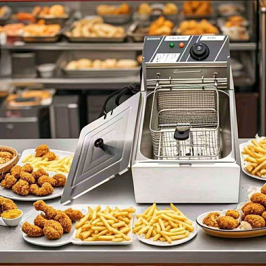 deep fryer single pan (Category: Fryers) located in Manila. Submitted by asstditems (Listing ID 1403855510, Image 2). Description: DEEP FRYER SIZE ：43 CM X 30 CM 6 L Same day delivery via Lalamove Location: Manila Mop: Cod/Gcash payment.
