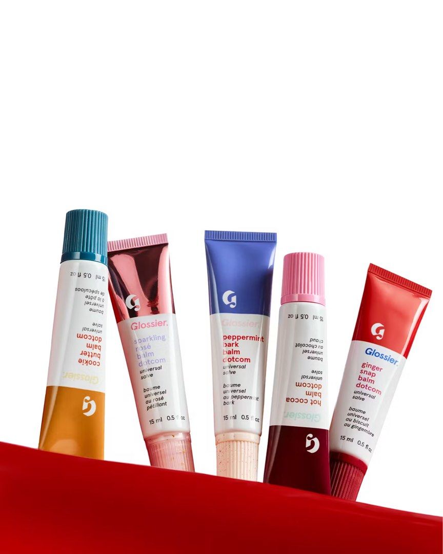 Glossier Holiday Limited Edition Balm Dotcom (Category: Makeup) located in Taguig. Submitted by francextrasph (Listing ID 1403850339, Image 1). Description: DM us on lG (francextrasph) to inquire/order we cannot reply here bc we reached msg Iimit we can only accommodate msgs through lG PRE ORDER 1300 each 1200 if buying 2 or more 1100 if buying 5 or more (can include non LE shades in the bundles) swipe to see LE shades' swatches >>> Limited Editi
