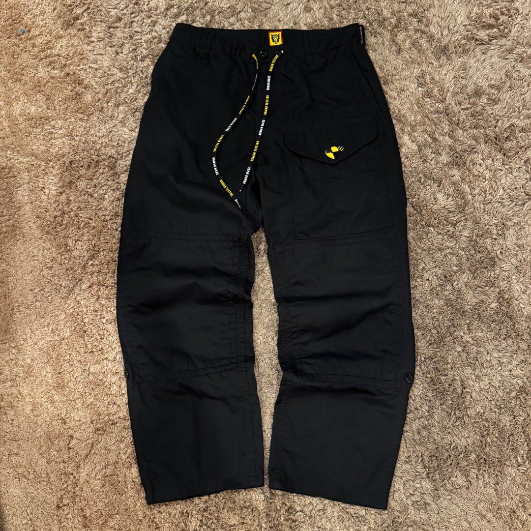 Human Made (Category: Trousers) located in Bayan Lepas. Submitted by easydotcom (Listing ID 1403985521, Image 1). Description: Human Made X Japanese Brand Double Knee Original 💯 Size S - W-28/30 L-36in Condition Like New !! Used once RM550 Exclude Postage 🚚.