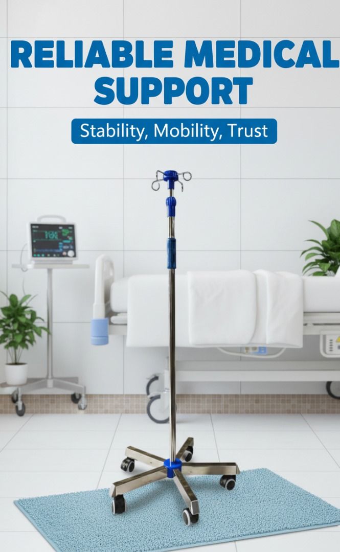 IV POLE STAND WITH WHEELS (Category: Medical Supplies & Tools) located in Quezon City. Submitted by andrea_dxs (Listing ID 1403856585, Image 1). Description: .