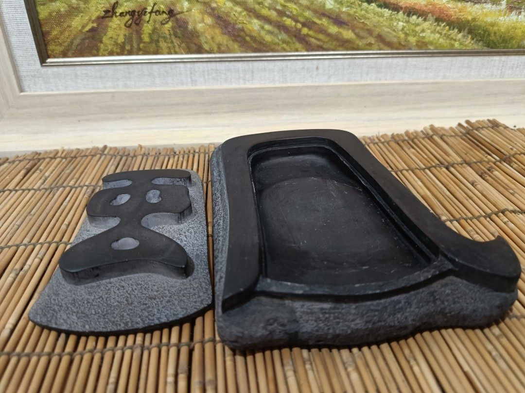 Japanese Suzuri Inkstone for Calligraphy (Category: Craft Supplies & Tools) located in Imus. Submitted by ABrielleC (Listing ID 1403953465, Image 1). Description: Stone Material Length-7in Width-5in Weight-1kg No damage First to pay Loc Imus Cavite.