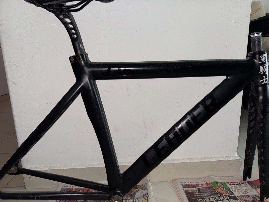 Leader 735 Fixed Gear fixie Frame, Sports Equipment, Bicycles & Parts ...