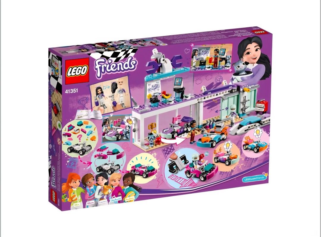 LEGO Friends 41351 Creative Tuning Shop (Category: Lego & Building Sets) located in Quezon City. Submitted by 8elc8 (Listing ID 1403889565, Image 2). Description: - LEGO Friends Tuning Shop set -Authentic Lego Brand - Brand new and sealed - Features a garage setting - Includes cars and mini-doll figures - Comes with colorful car parts and tools - Includes a cute cat figure - Designed for ages 6-12 - 413 pieces.